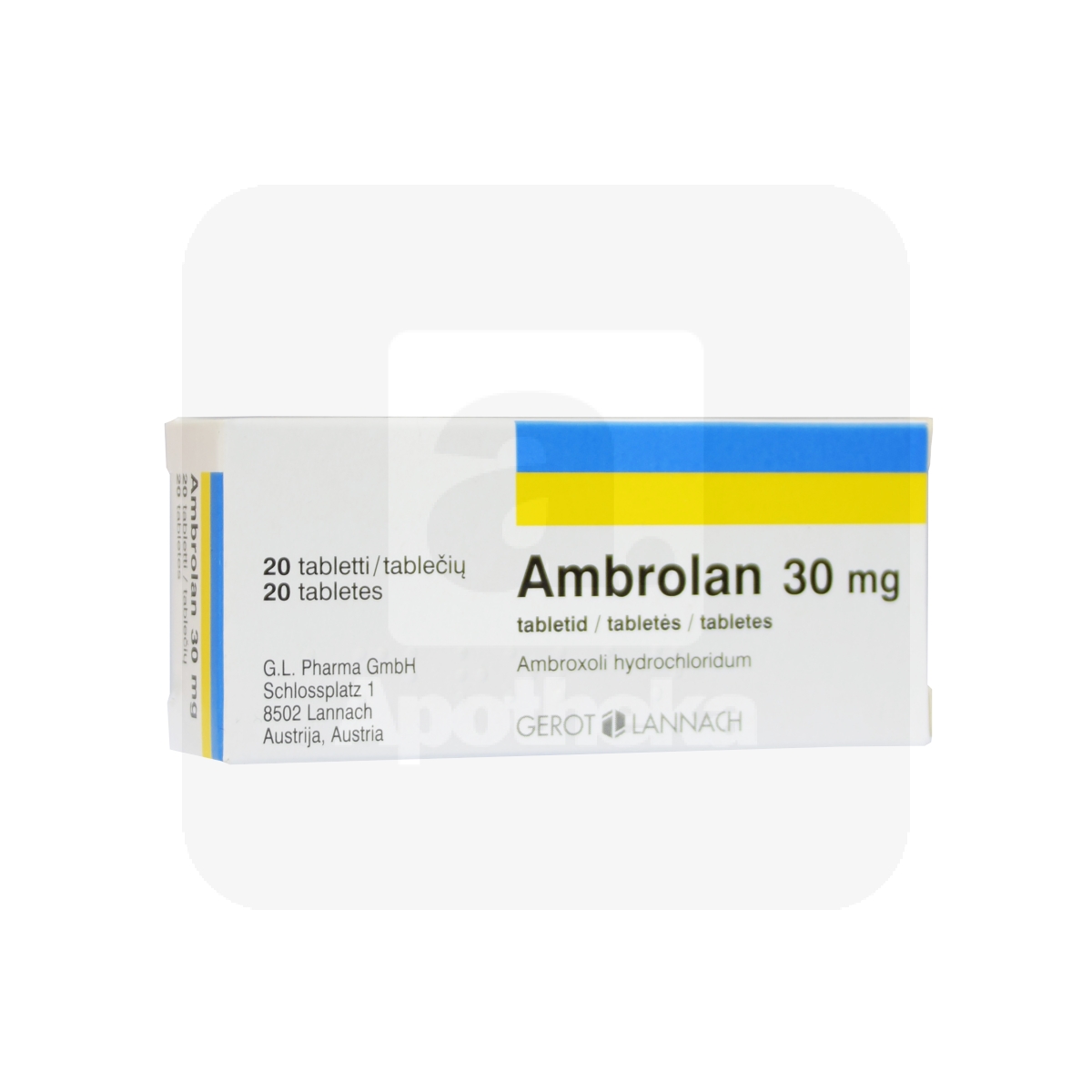 AMBROLAN TBL 30MG N20 - Изображение товара