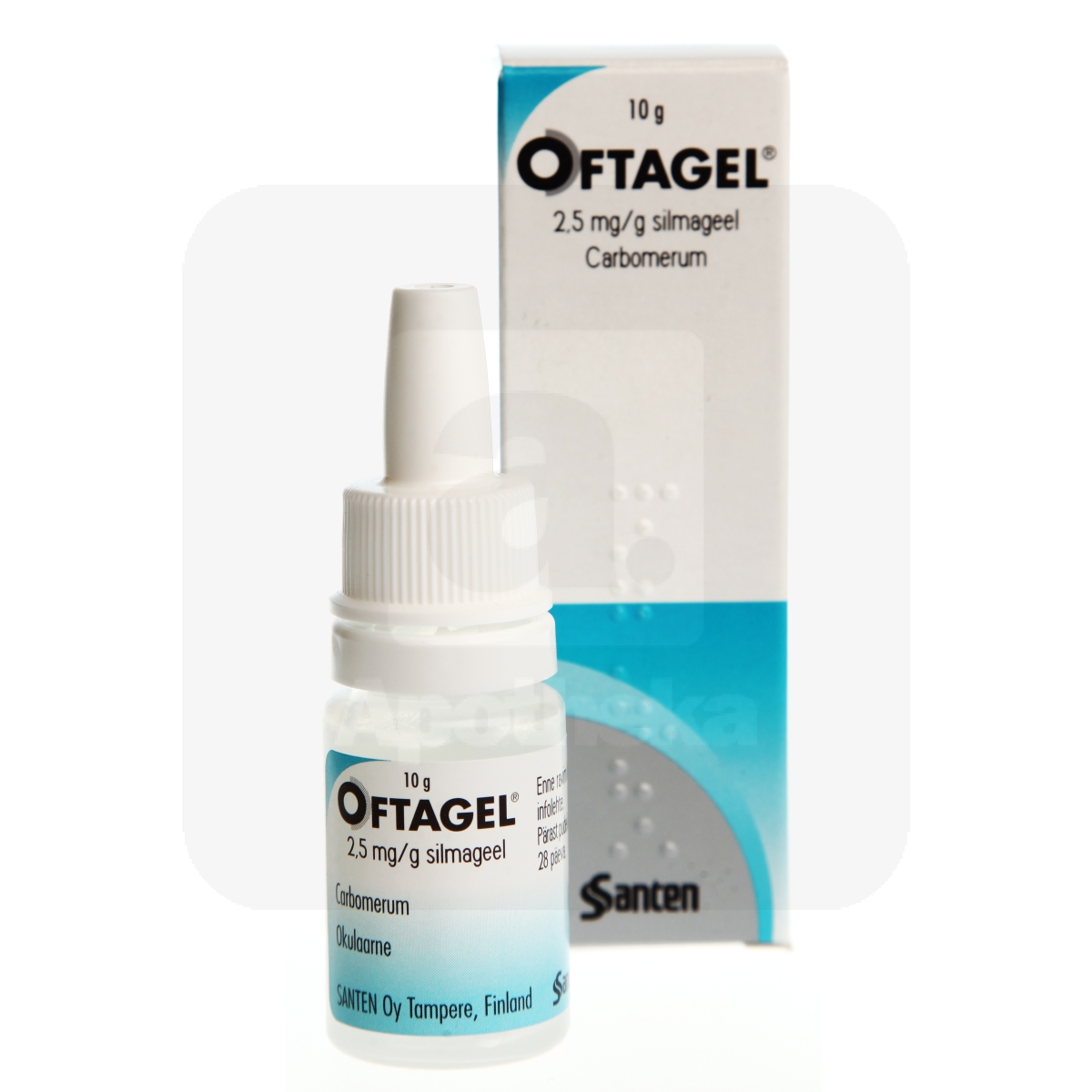 OFTAGEL SILMAGEEL 2,5MG/G 10G