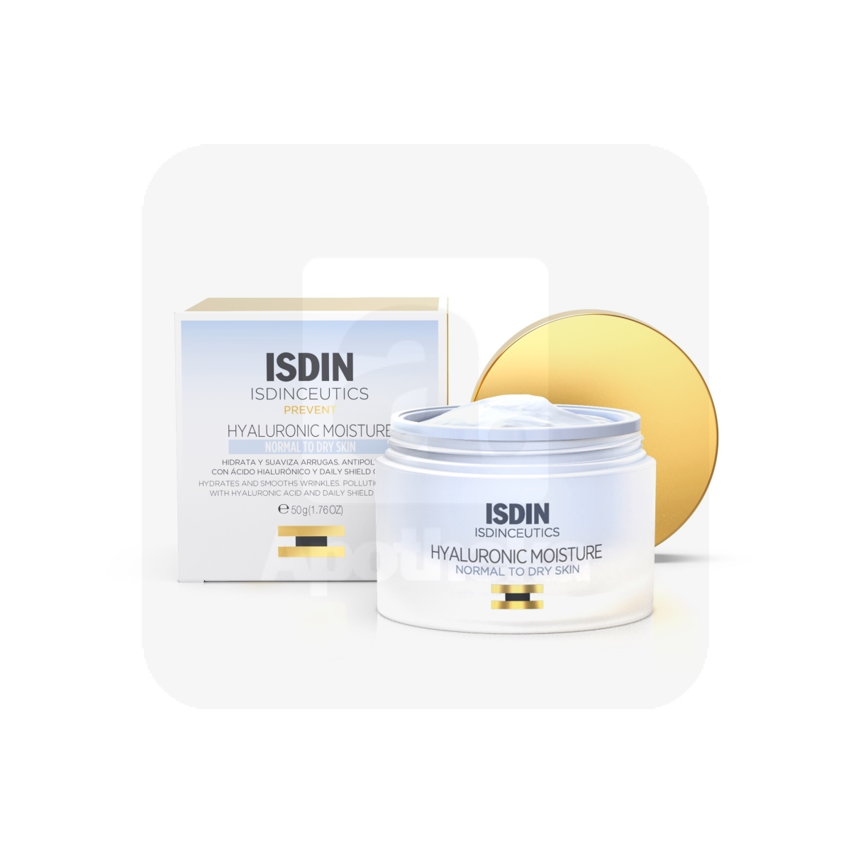 ISDIN NÄOKREEM HÜALUROONHAPPEGA NORMAALSELE JA KUIVALE NAHALE 50G - Изображение товара 1