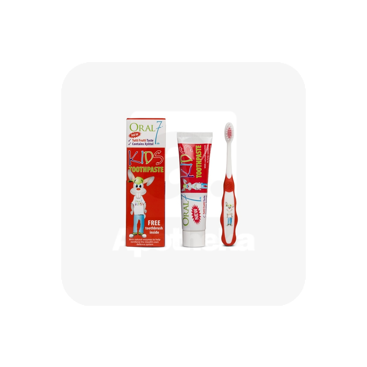 ORAL 7 HAMBAPASTA TUTTI-FRUTTI LASTELE 50ML + HAMBAHARI - Изображение товара