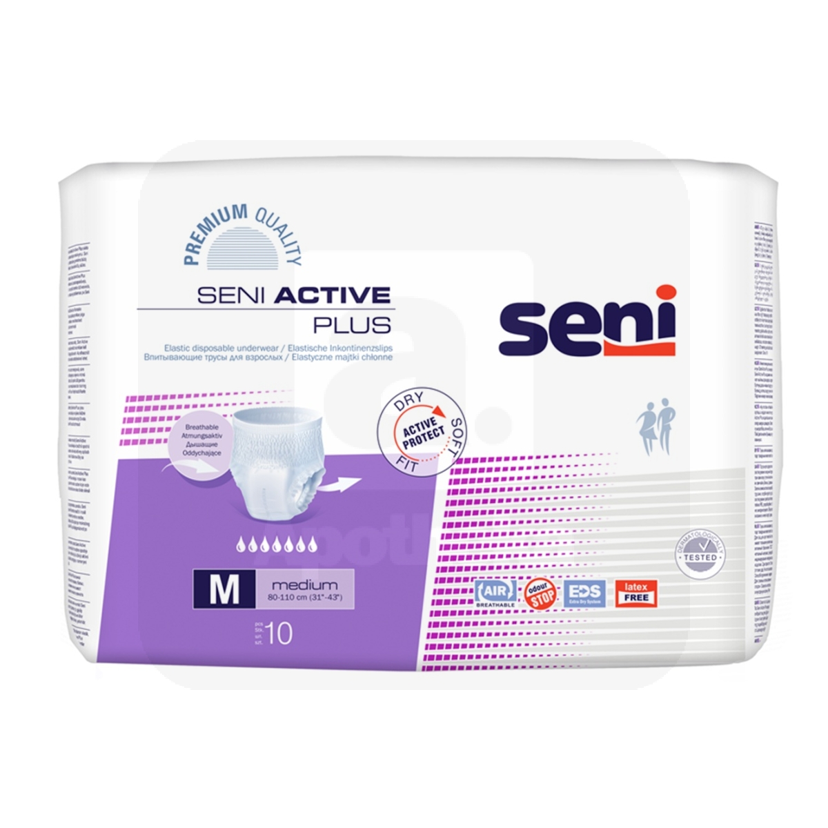 SENI ACTIVE PLUS IMAVAD PÜKSID M 2000ML N10 - Изображение товара