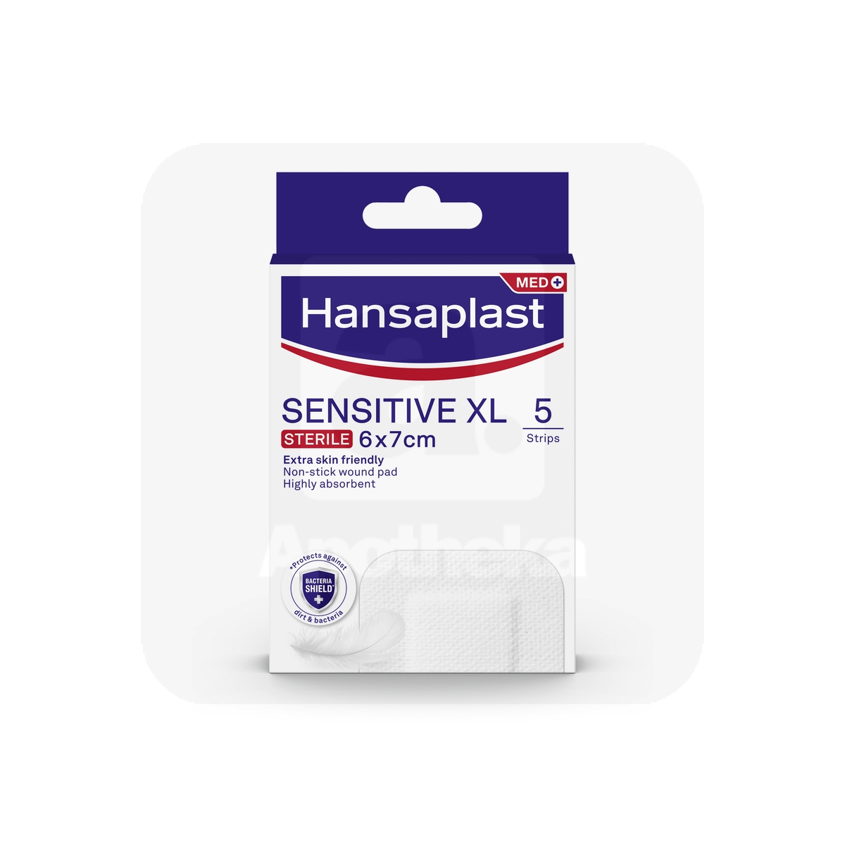 HANSAPL PLAASTER SENSITIVE XL 6X7CM N5 - Изображение товара