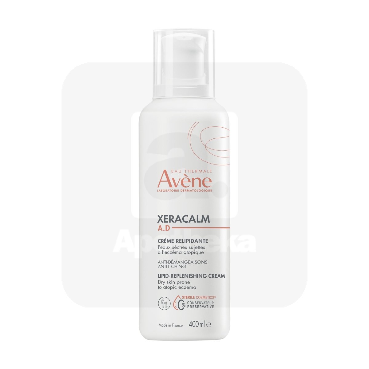 AVENE XERACALM A.D KEHAKREEM LIPIIDE TAASTAV 400ML - Изображение товара