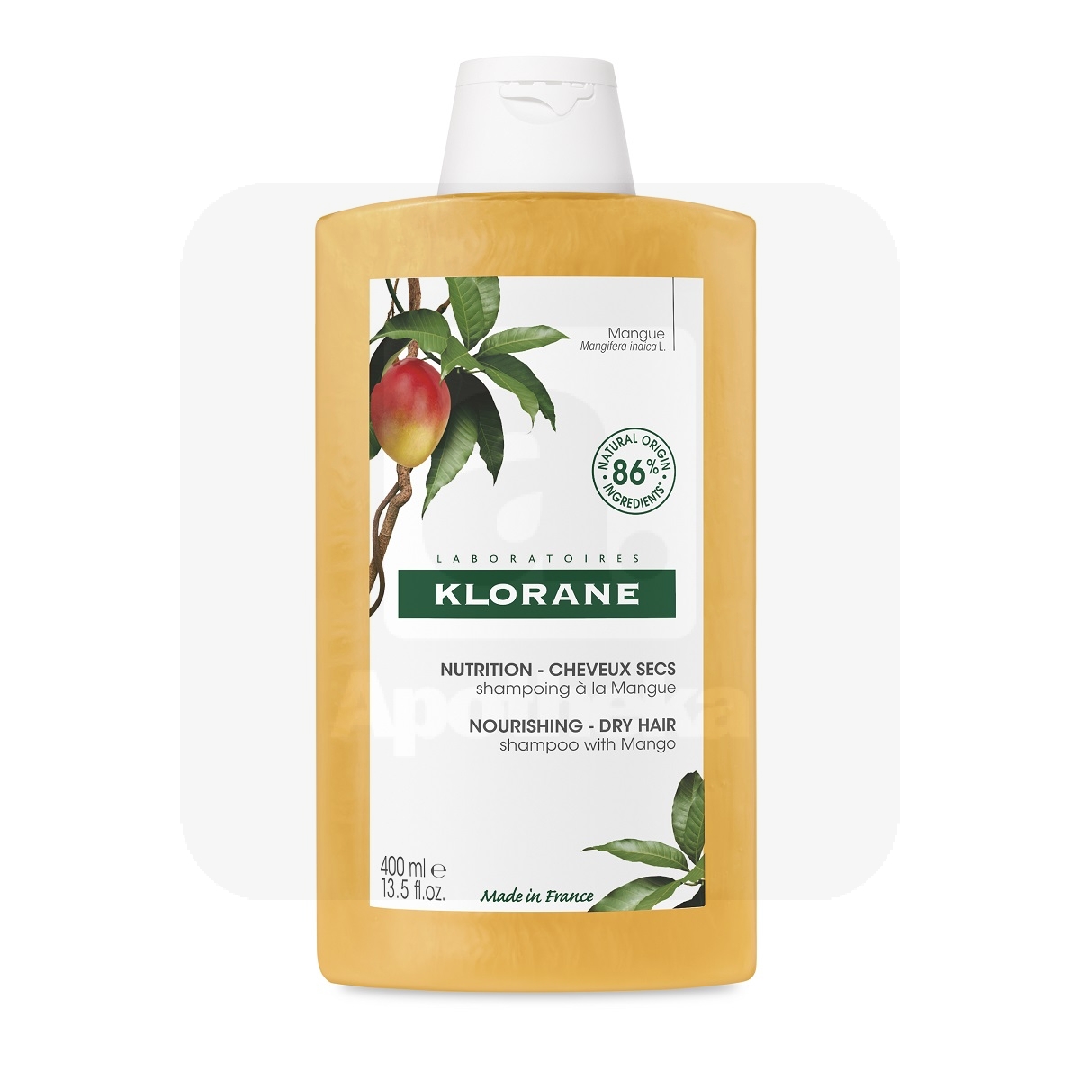 Klorane Mango ШАМПУНЬ для сухих волос  400 МЛ - Изображение товара