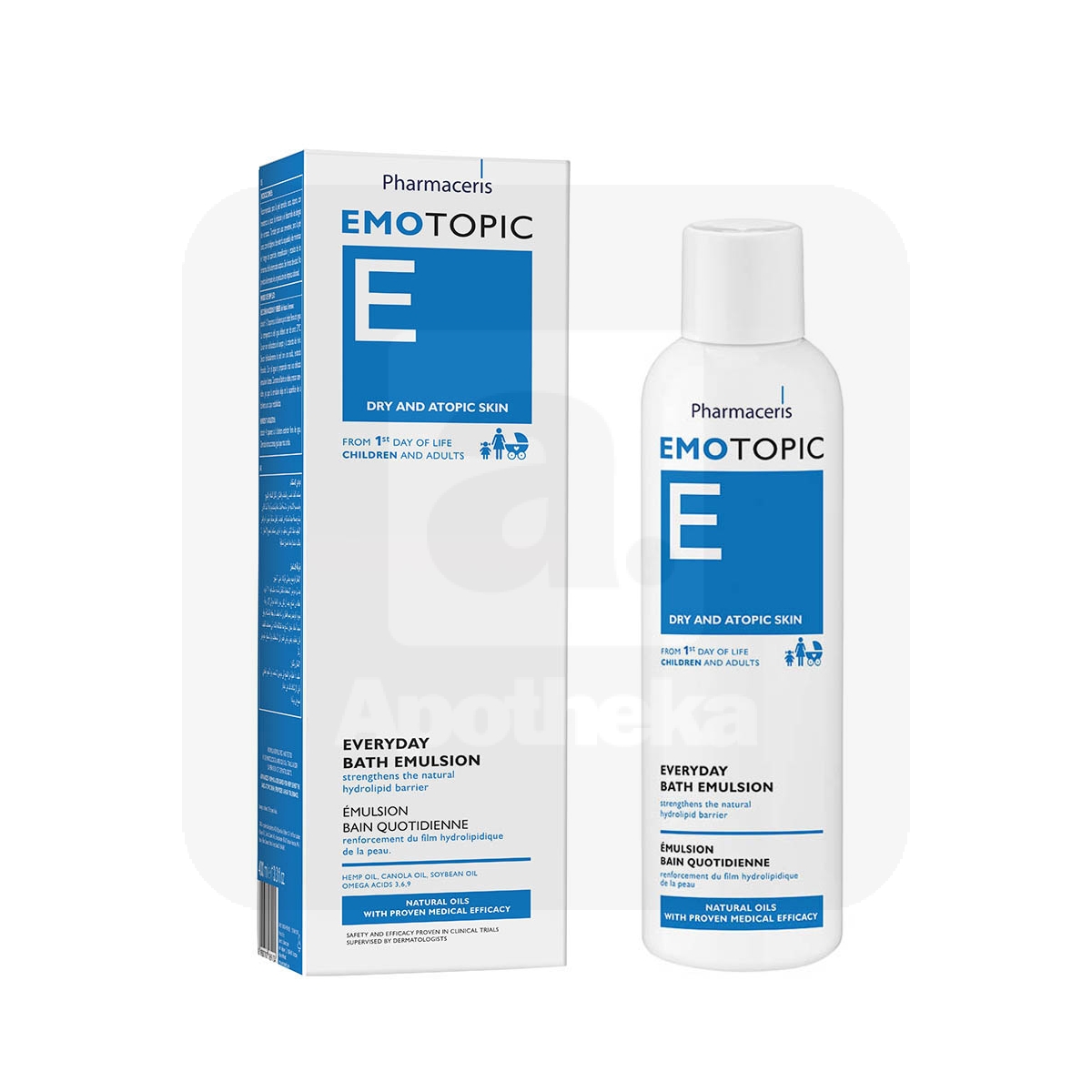 PHARMACERIS E EMOTOPIC VANNIEMULSIOON IGAPÄEVANE 400ML - Изображение товара