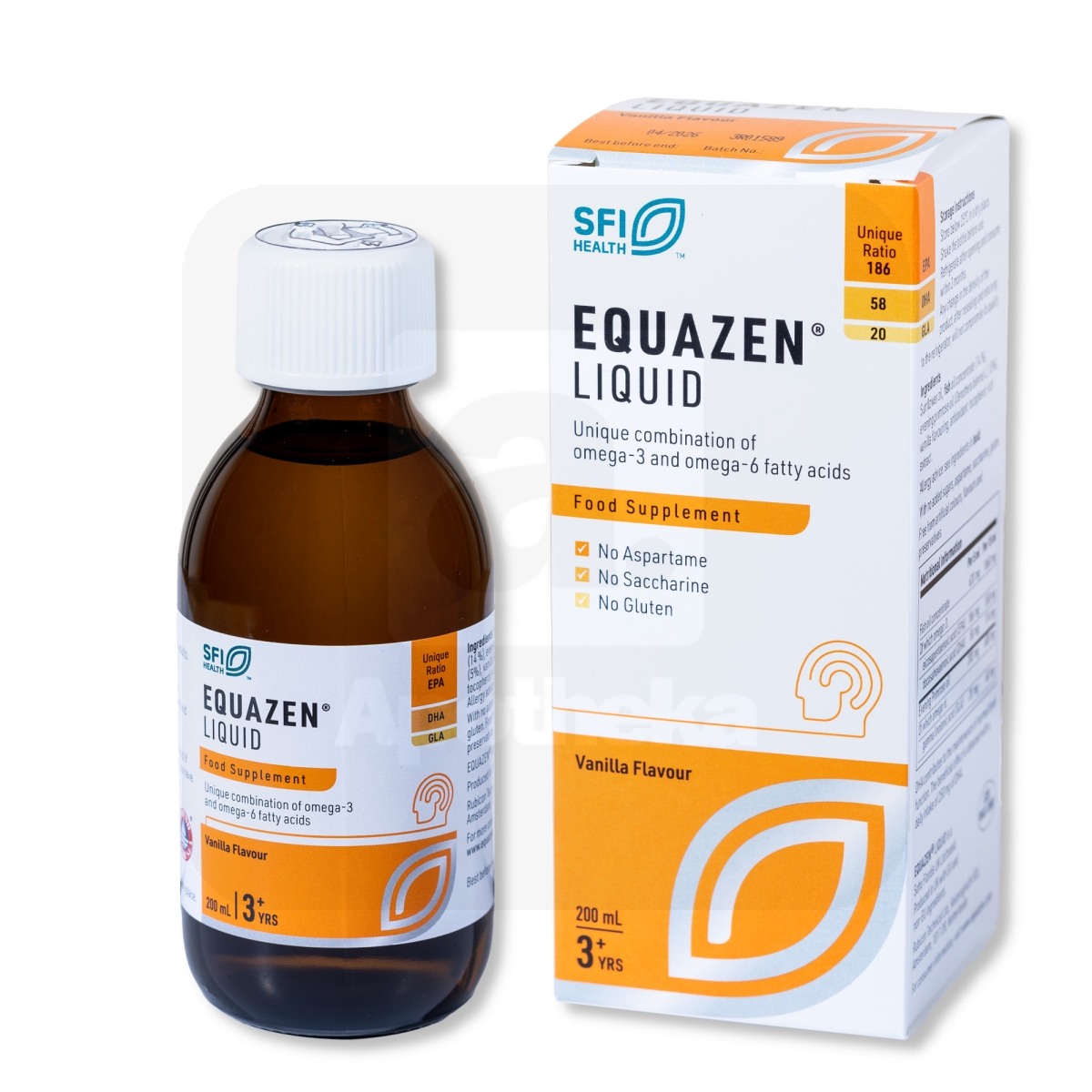 EQUAZEN VANILJEMAITSELINE VEDELIK 200ML - Изображение товара