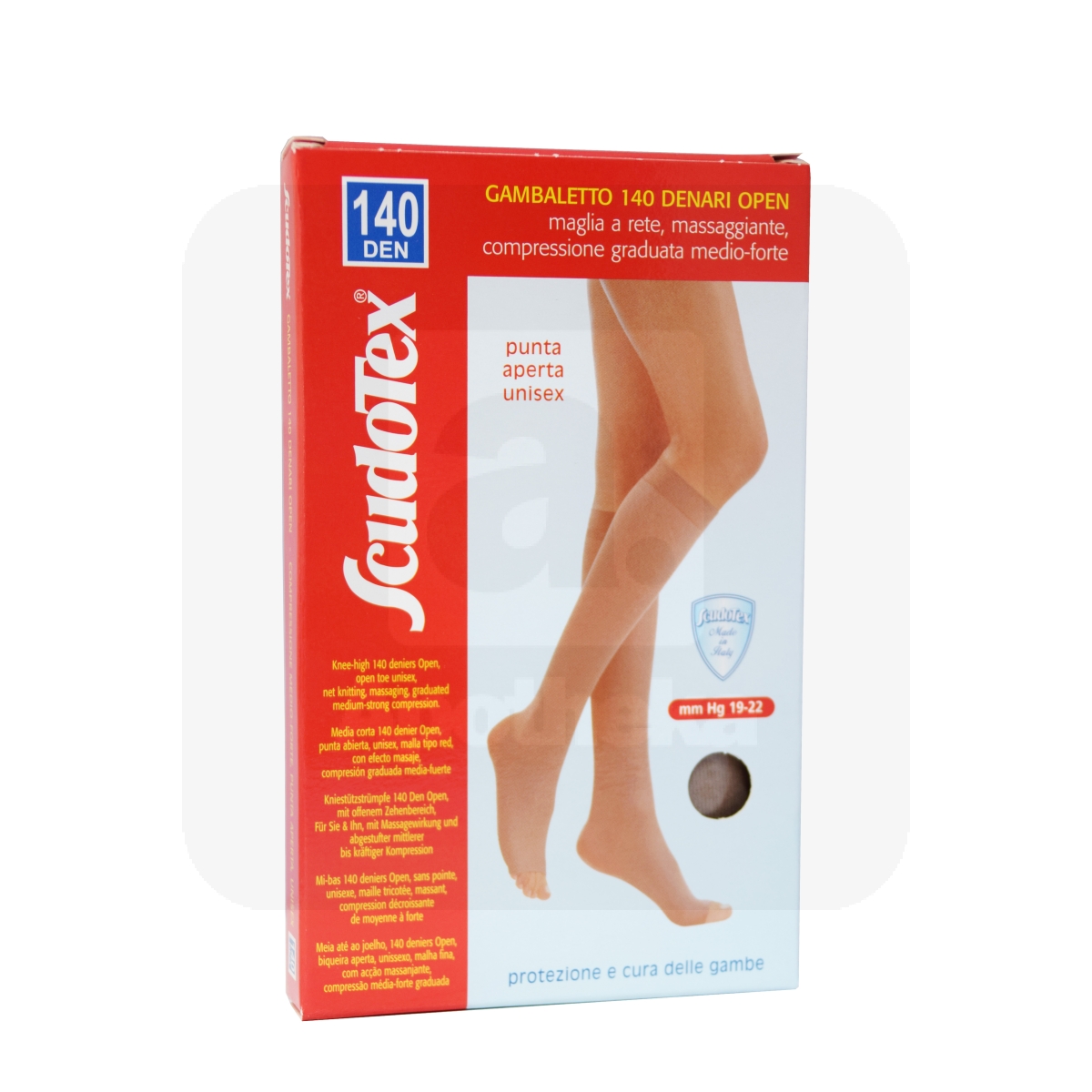 ГОЛЬФЫ SCUDOTEX С ОТКРЫТЫМ НОСКОМ 140DEN T3 NATURE(S598NA/3) - Изображение товара
