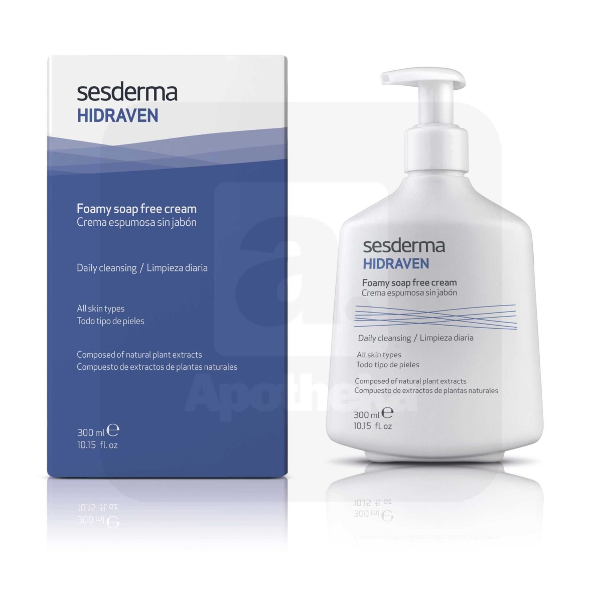 SESDERMA HIDRAVERN PUHASTUSVAHT NÄOLE JA KEHALE 300ML - Изображение товара