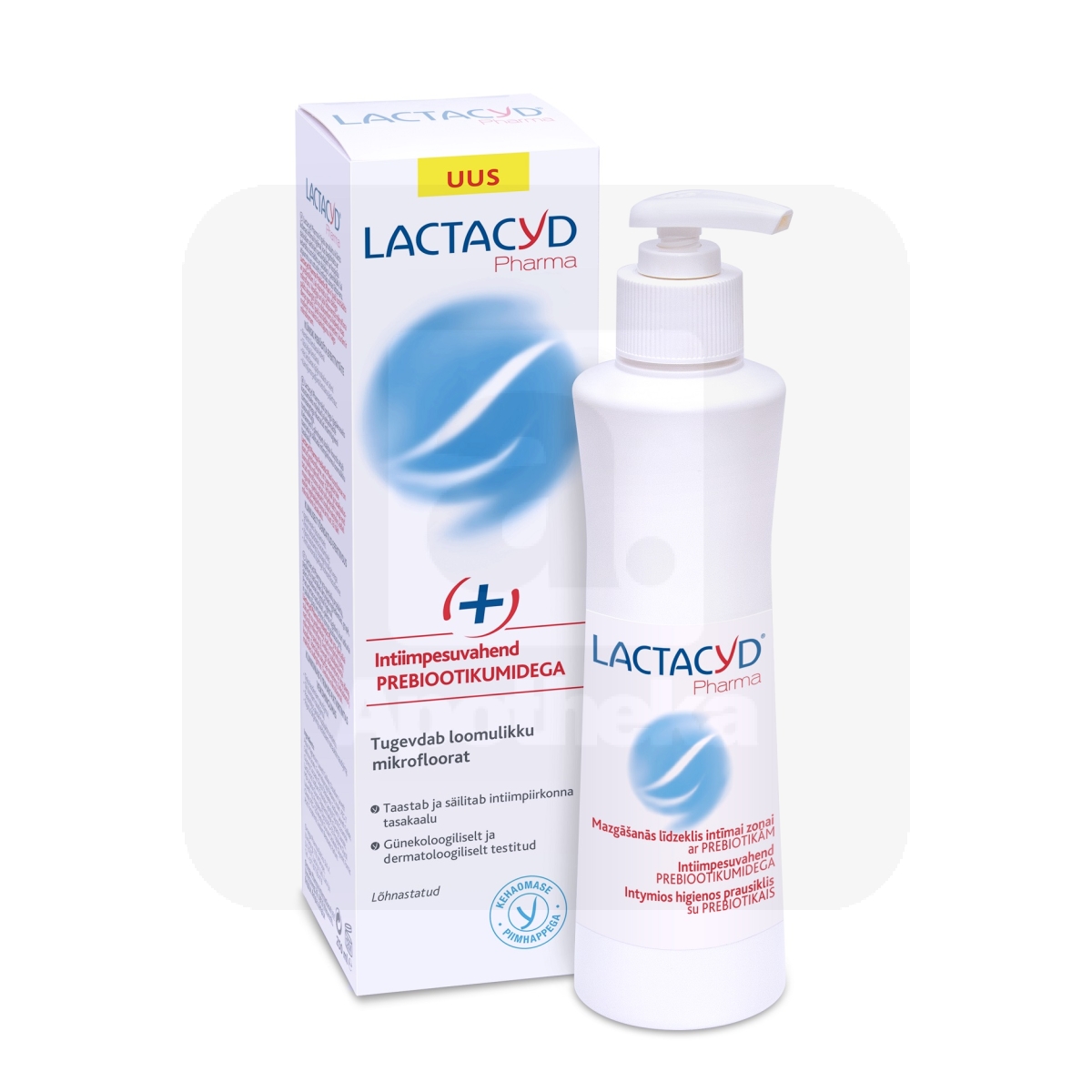 LACTACYD PHARMA INTIIMPESUVAHEND PREBIOOTIKUMIDEGA 250ML - Изображение товара