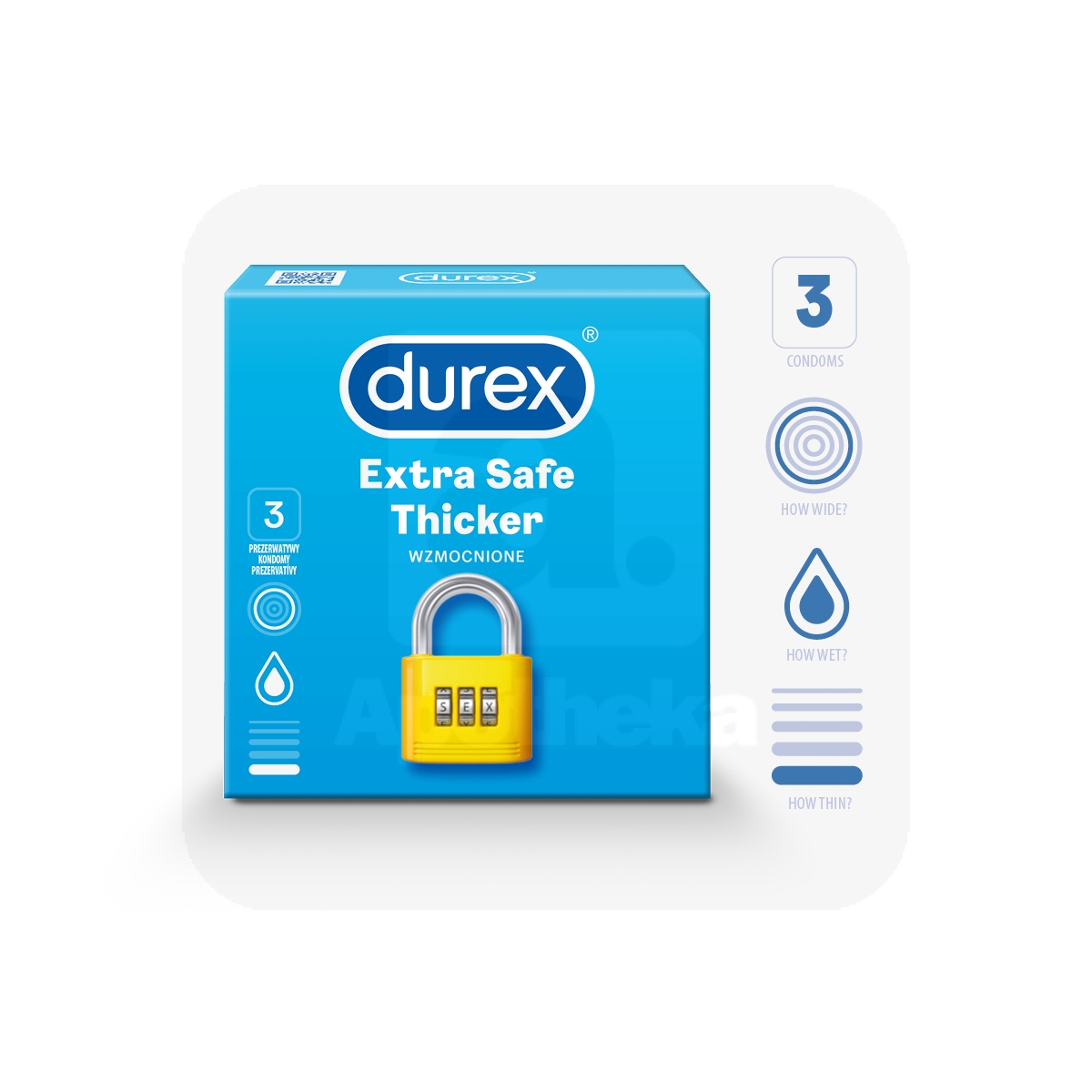DUREX KONDOOMID EXTRA SAFE N3