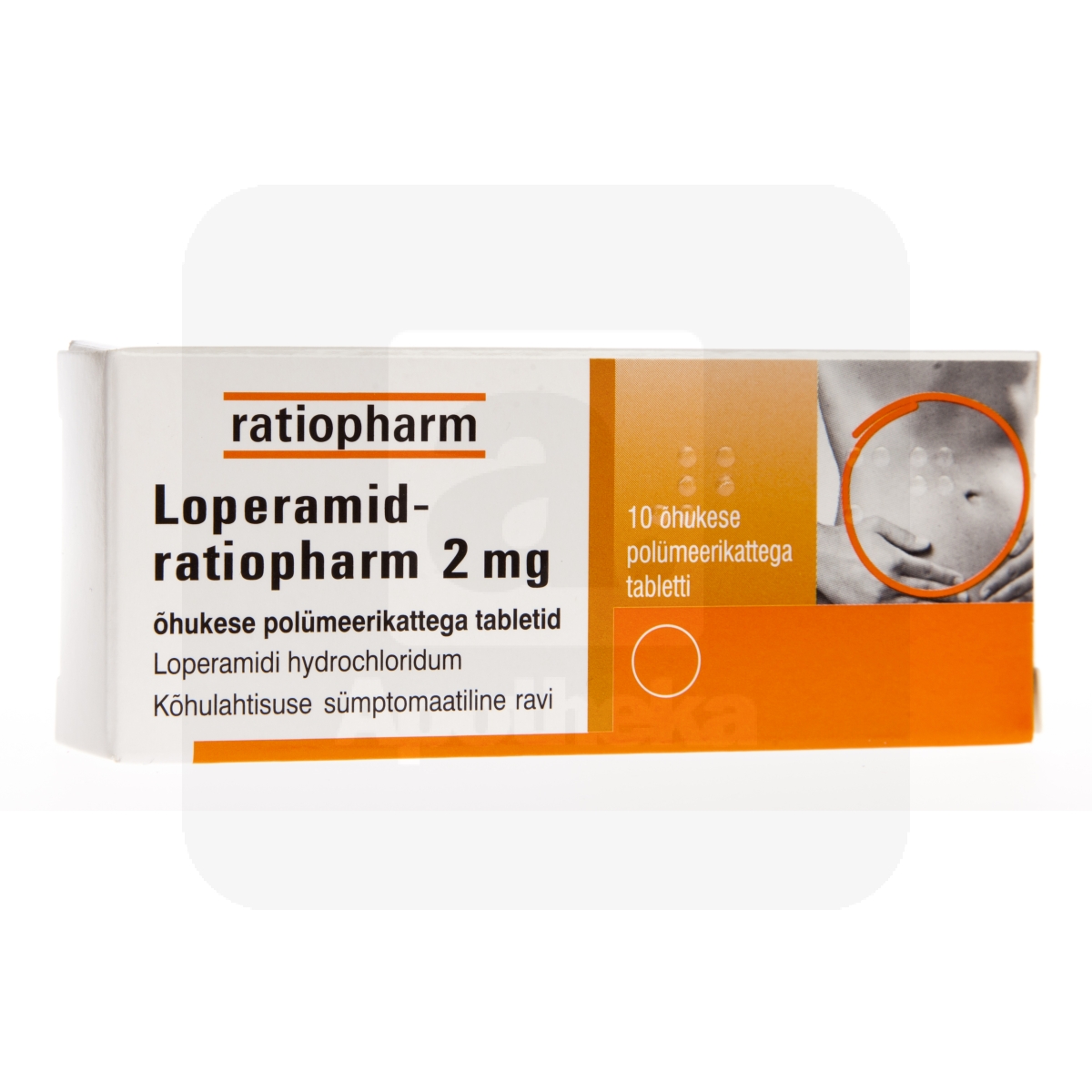 LOPERAMID-RATIOPHARM TBL 2MG N10 - Изображение товара