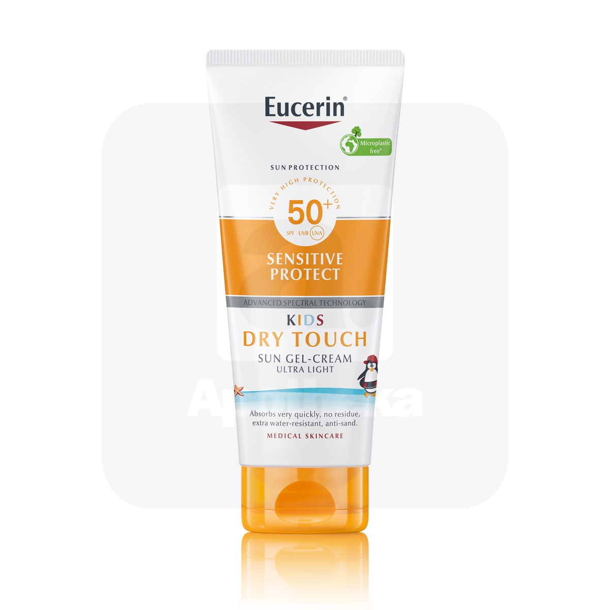 EUCERIN SUN PÄIKESEKAITSE GEEL-KREEM LASTELE SPF50+ 200ML - Изображение товара