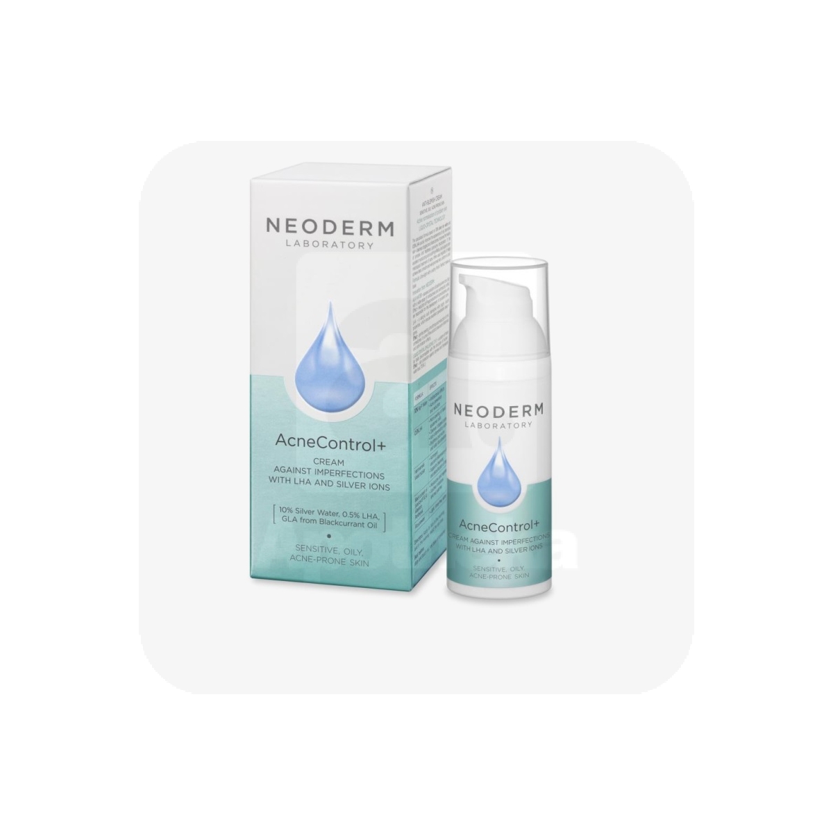 NEODERM ACNECONTROL+ NÄOKREEM LHA JA HÕBEDAIOONIDEGA 50ML