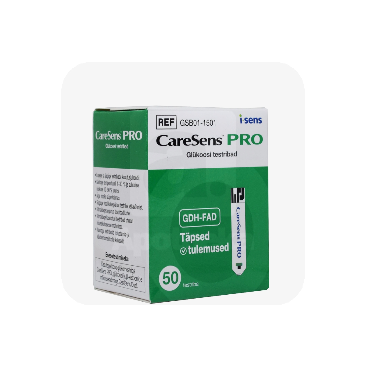 CARESENS PRO VERESUHKRU TESTRIBAD N50 - Изображение товара