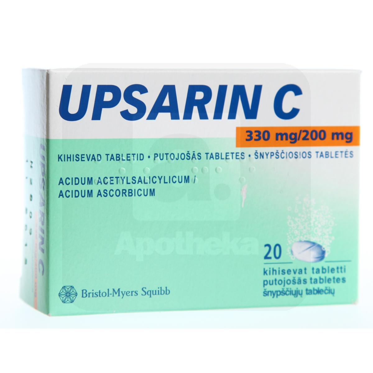 UPSARIN C KIHISEV TBL 330MG+200MG N20 - Изображение товара