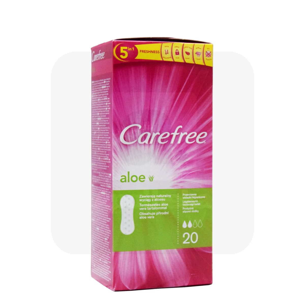 Прокладки Carefree Aloe 20 шт.