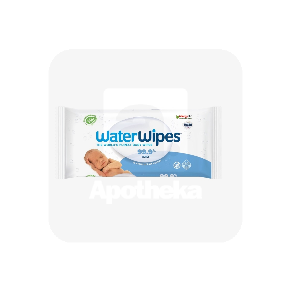 WATER WIPES BIO NIISKED BEEBISALVRÄTID N60 - Изображение товара