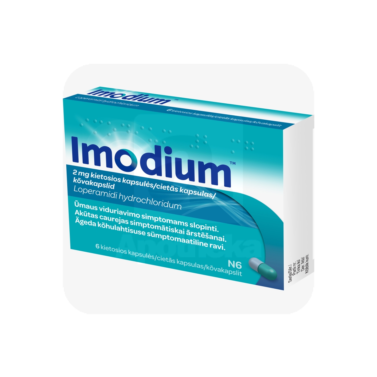 IMODIUM CAPS 2MG N6 - Изображение товара