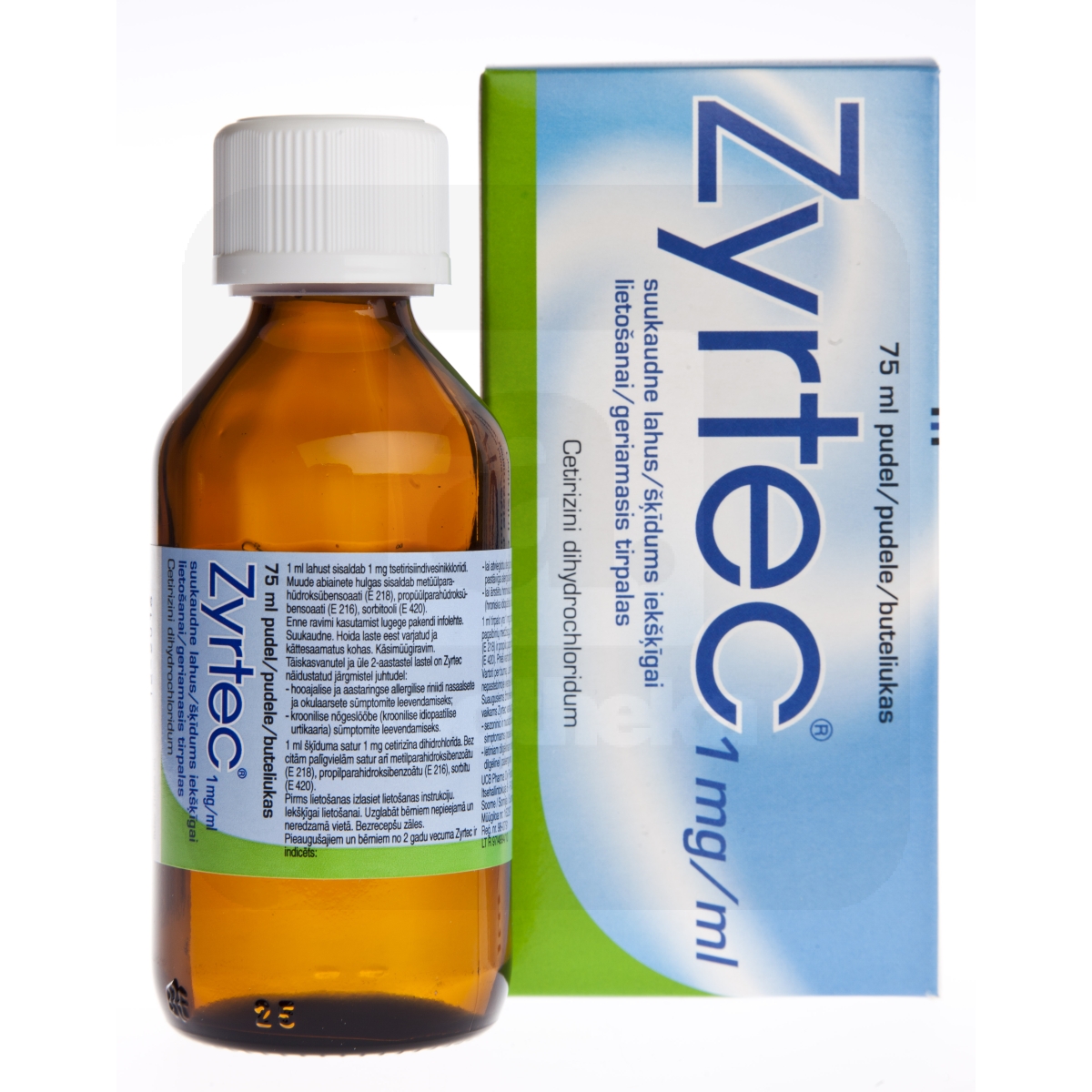 ZYRTEC SUUKAUDNE LAHUS 1MG/ML 75ML N1 - Изображение товара