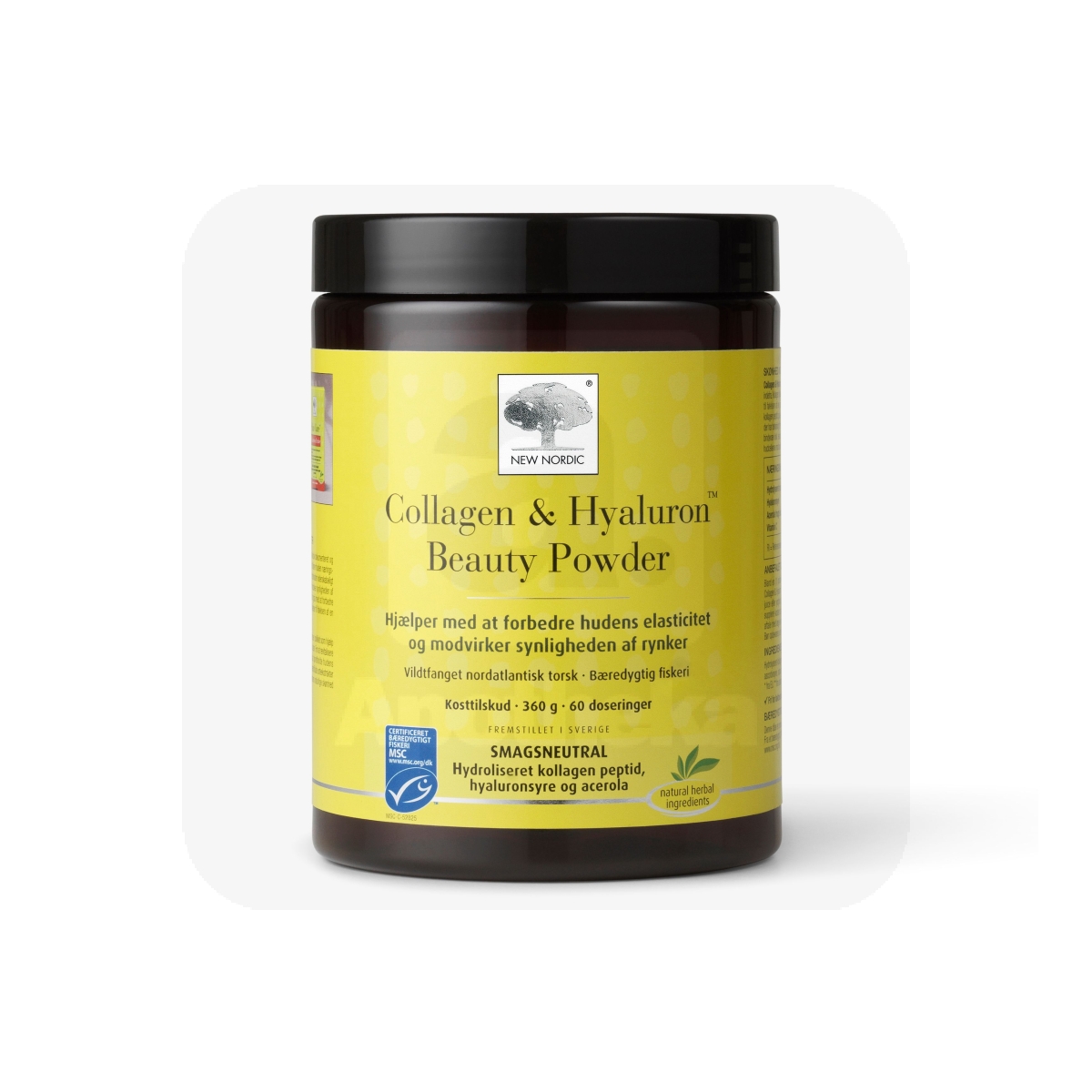 NEW NORDIC SKIN CARE COLLAGEN&HYALURON PULBER 360G - Изображение товара