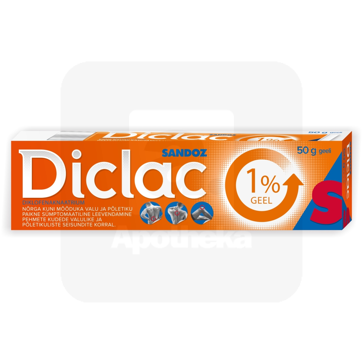 DICLAC GEEL 1% 50G - Изображение товара