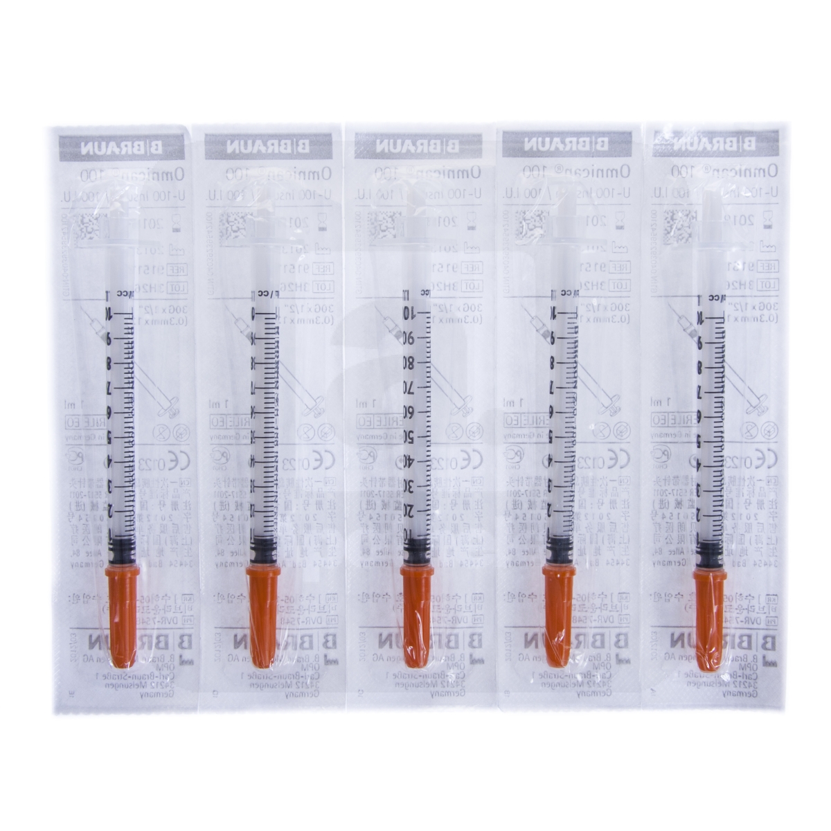 INSULIINISÜSTAL OMNICAN 1ML NÕELAGA (0,30X12MM) N5 - Изображение товара
