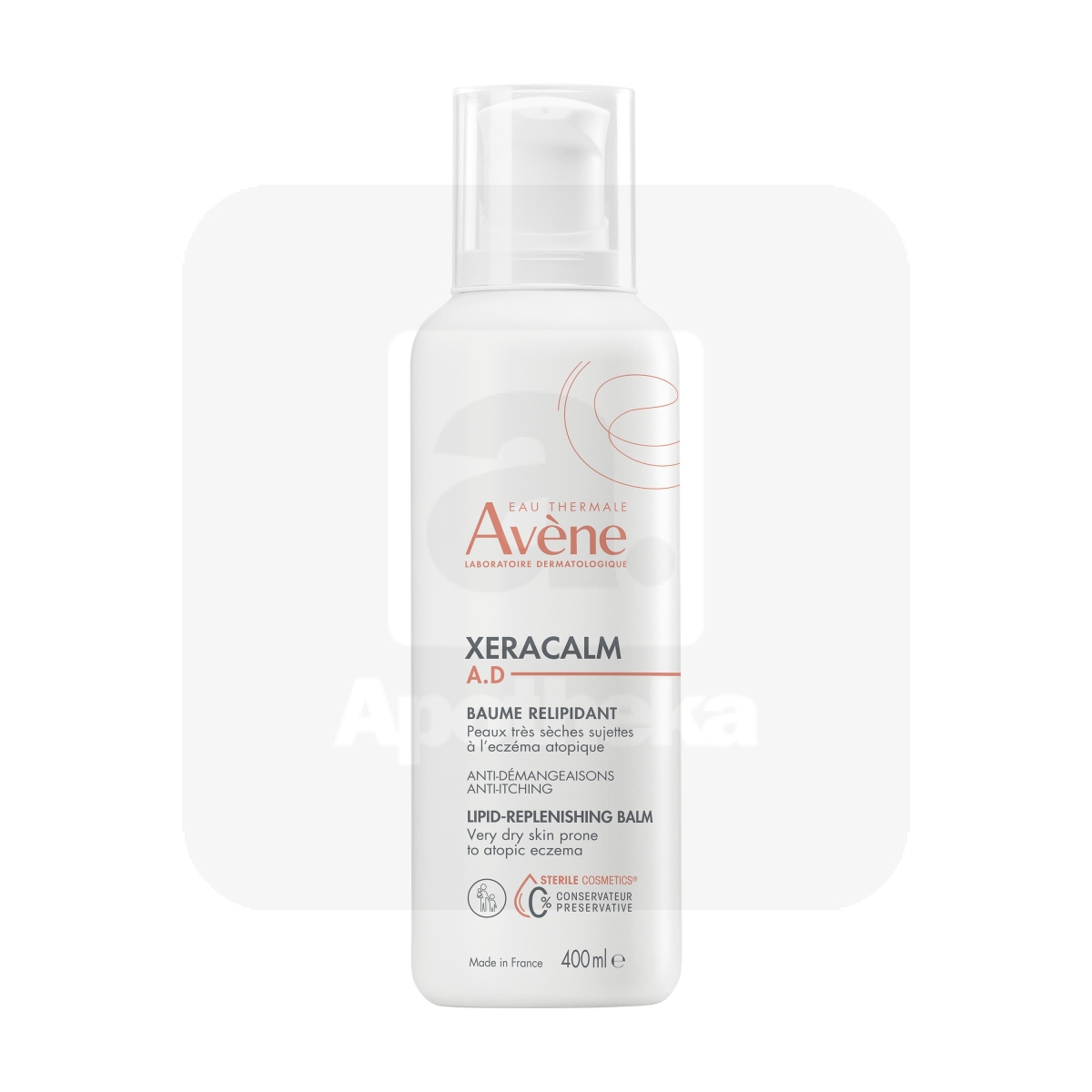 AVENE XERACALM A.D KEHAPALSAM LIPIIDE TAASTAV 400ML - Изображение товара