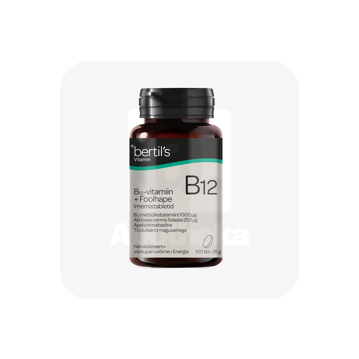 BERTILS VITAMIN B12+FOOLHAPE IMEMISTBL N100 - Изображение товара