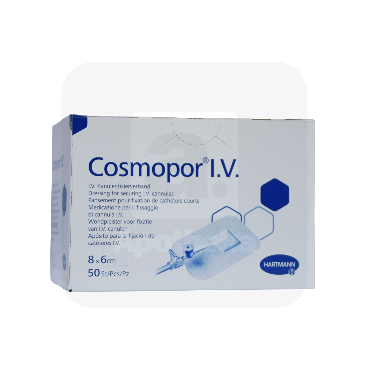 COSMOPOR I.V KANÜÜLIPLAASTER 8X6CM N50 /900805/ - Изображение товара