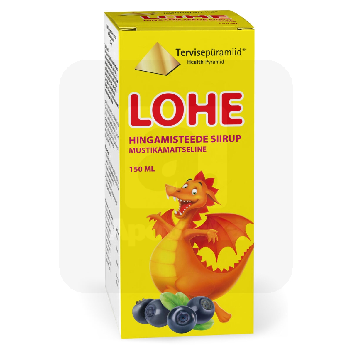 TERVISEPÜRAMIID LOHE HINGAMISTEEDE SIIRUP 150ML - Изображение товара