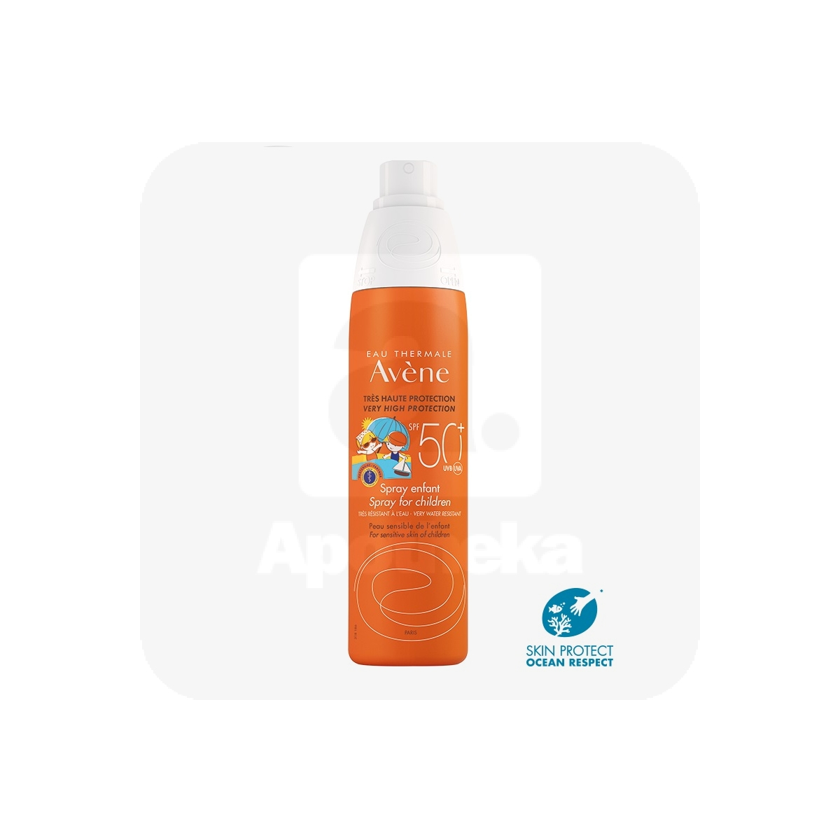 AVENE SUN CARE SPF 50+ SPRAY FOR CHILDREN 200ML - Изображение товара 1