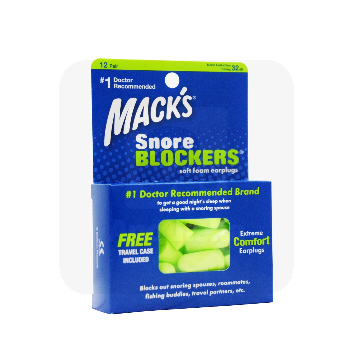 KÕRVATROPID MACK'S PEHMEST VAHUST SNORE BLOCKERS N24 12 PAARI - Изображение товара