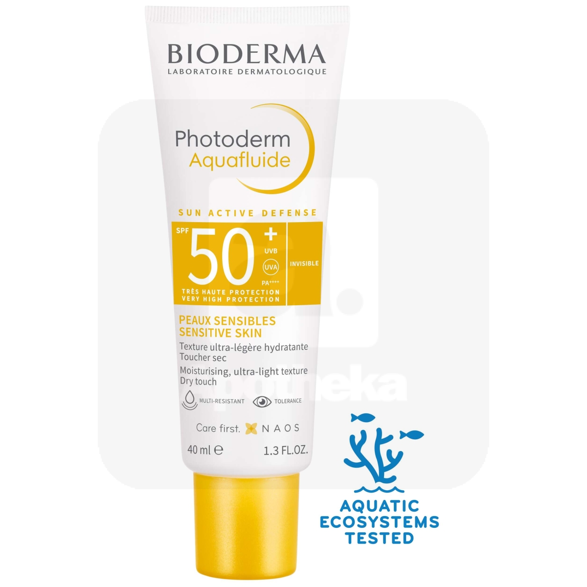 BIODERMA PHOTODERM AQUAFLUIDE PÄIKESEKAITSEKREEM SPF50+ 40ML - Изображение товара