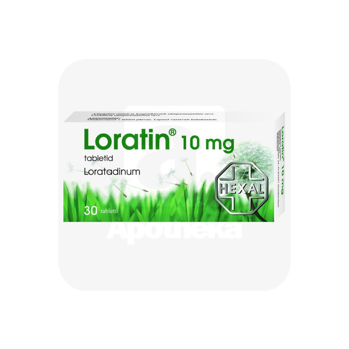 LORATIN TBL 10MG N30 - Изображение товара