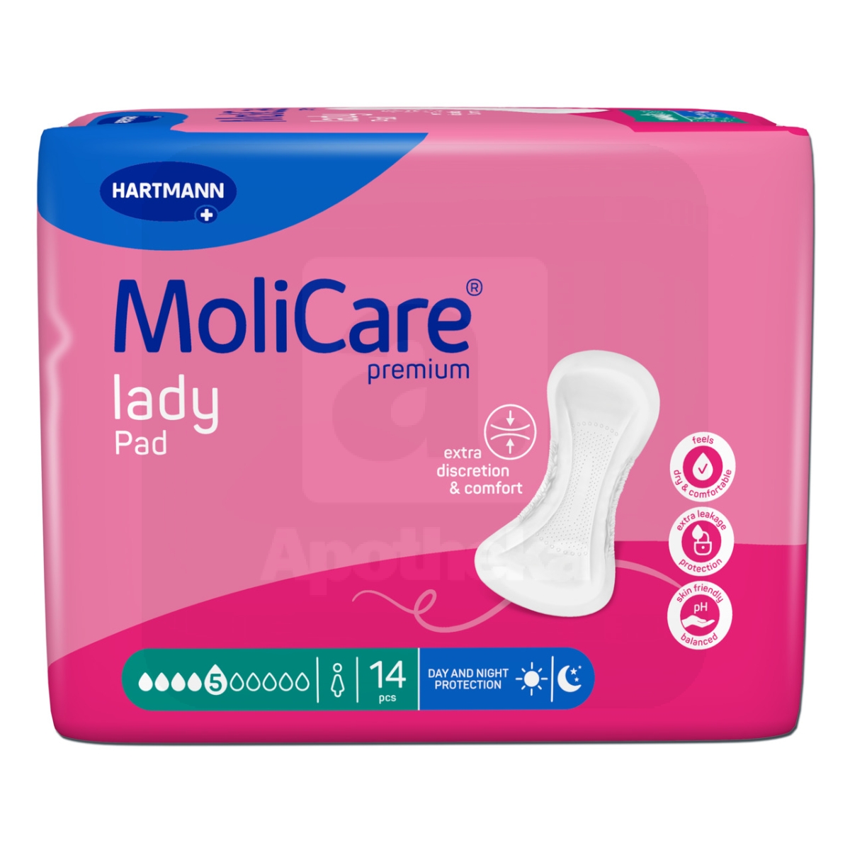 MOLICARE PAD LADY 5 TILKA N14 /168051/ UUS PAKEND - Изображение товара