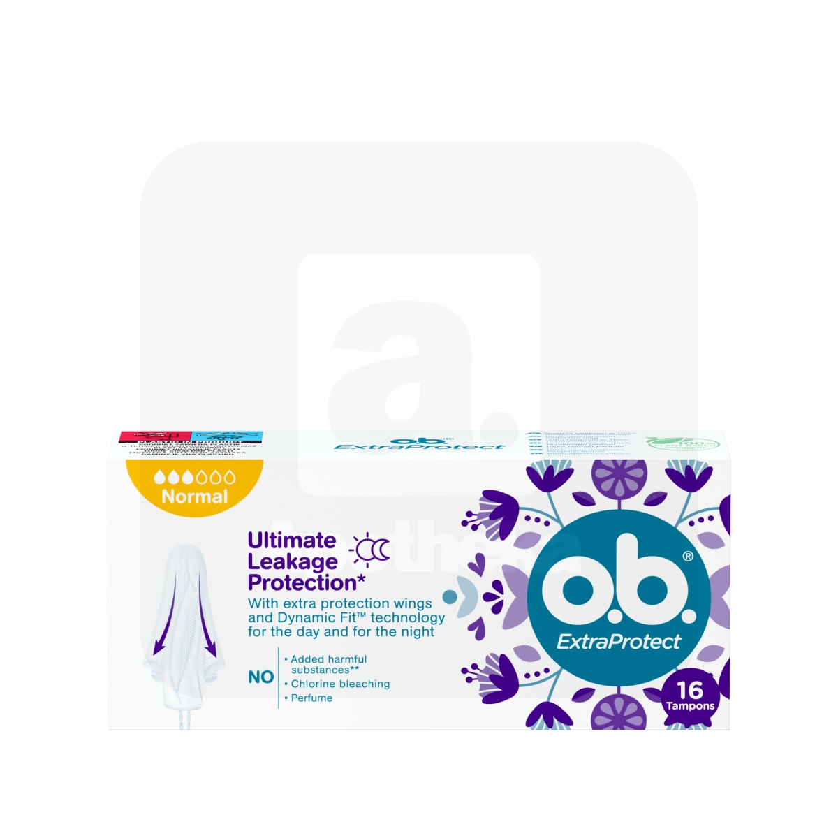 O.B. HÜG TAMPOONID EXTRA PROTECT NORMAL N16 - Изображение товара