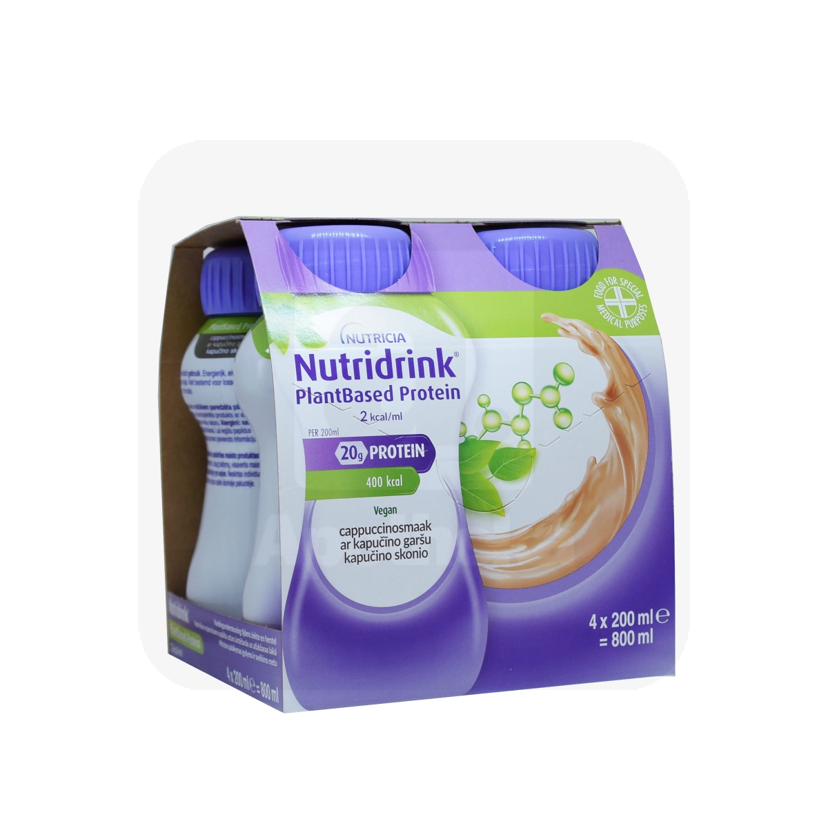 NUTRIDRINK PLANTBASED PROTEIN CAPPUCCINO 200ML N4 - Изображение товара