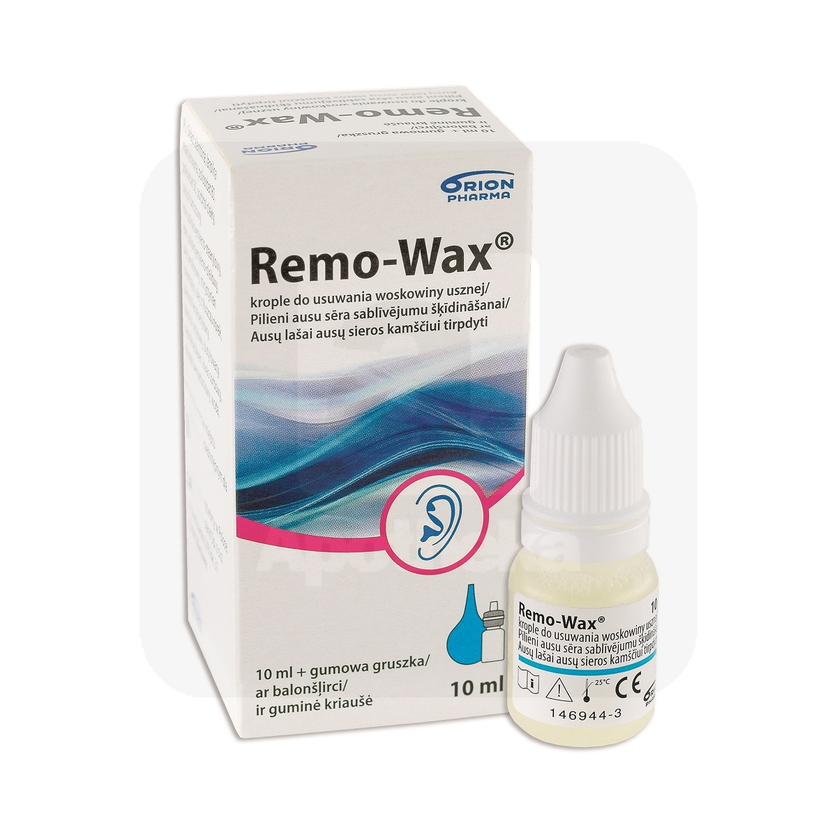 REMO-WAX KÕRVAPUHASTUSTILGAD 10ML + KÕRVAPUMP