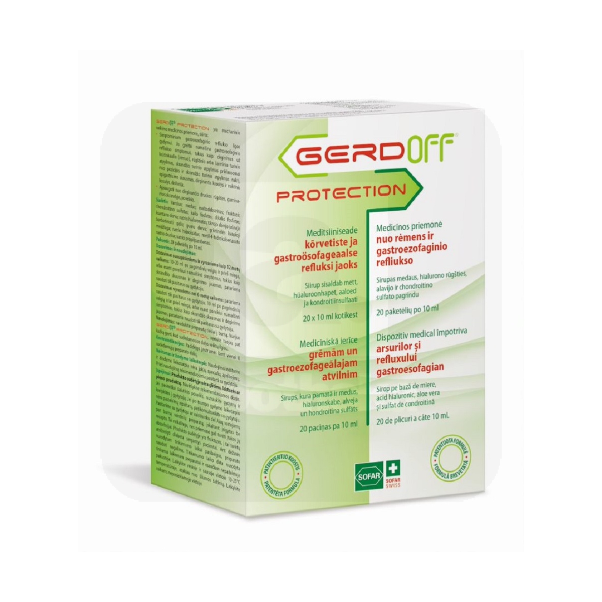 GERDOFF PROTECTION 10ML N20