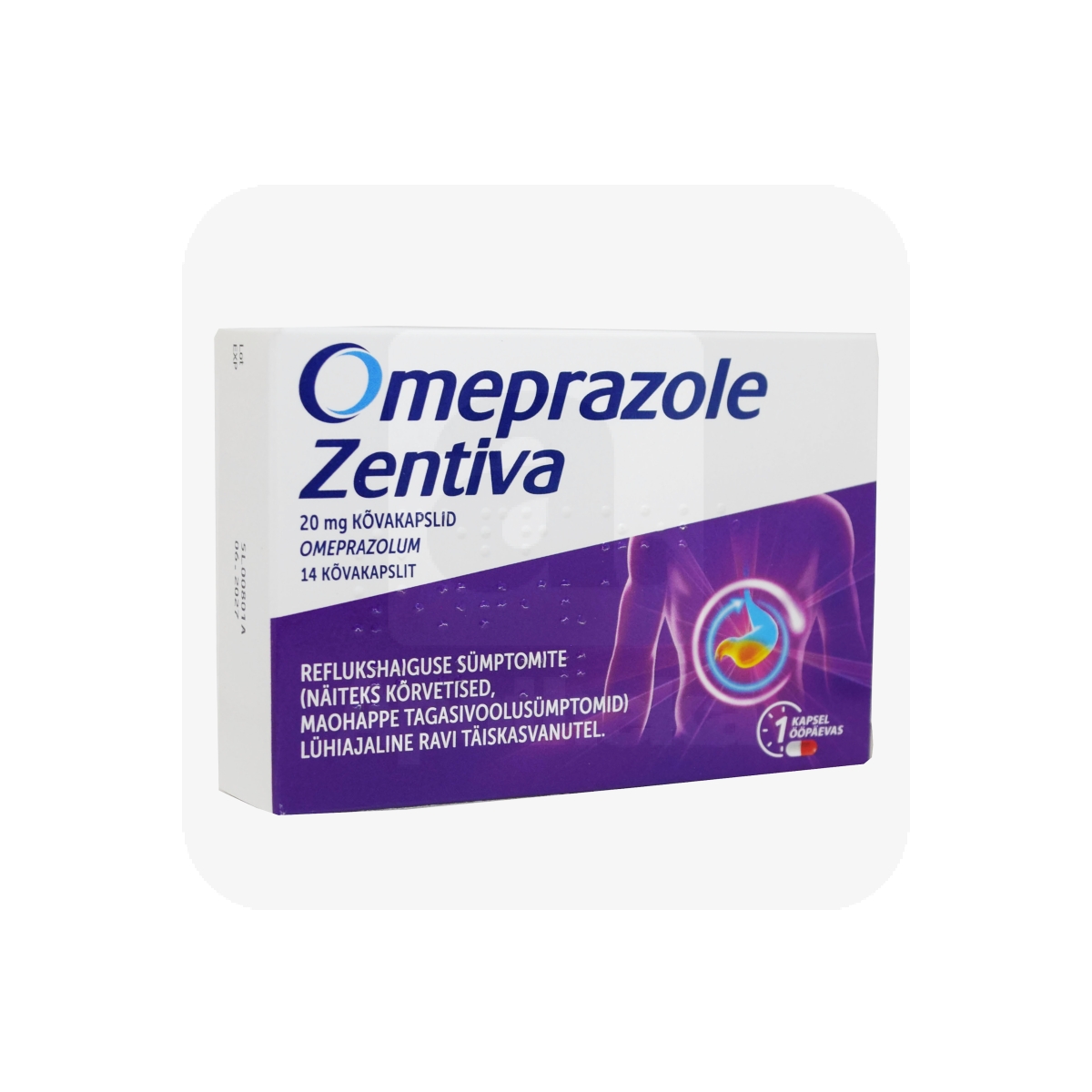 OMEPRAZOLE ZENTIVA CAPS 20MG N14 - Изображение товара