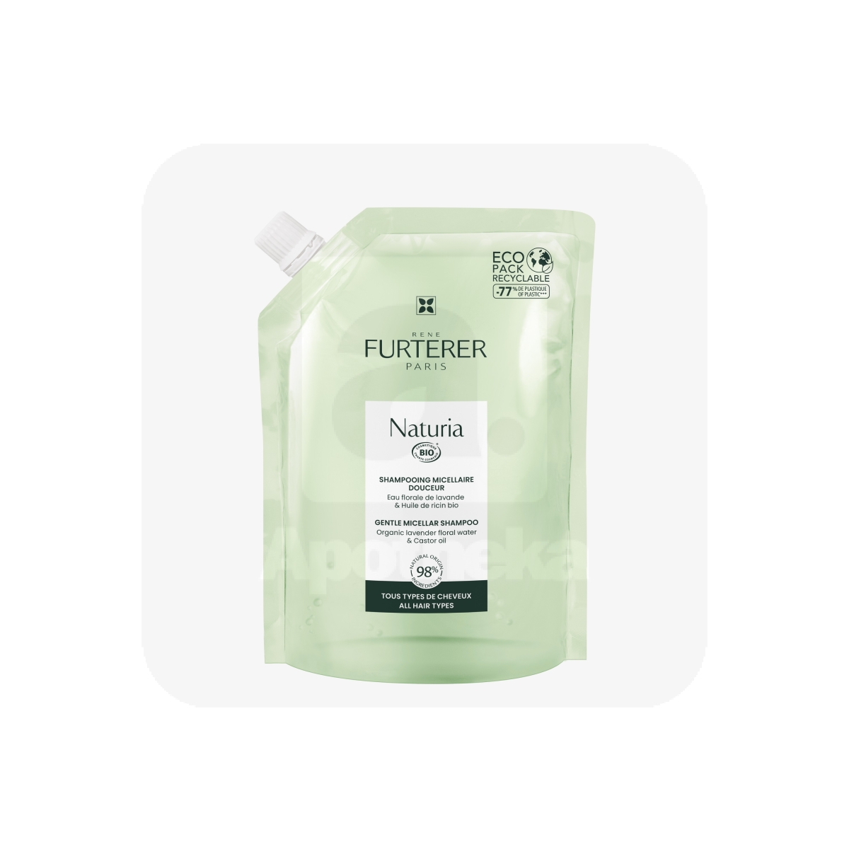 RENE FURTERER NATURIA ERITI MAHE SHAMPOON TÄITEPAKEND 400ML - Изображение товара
