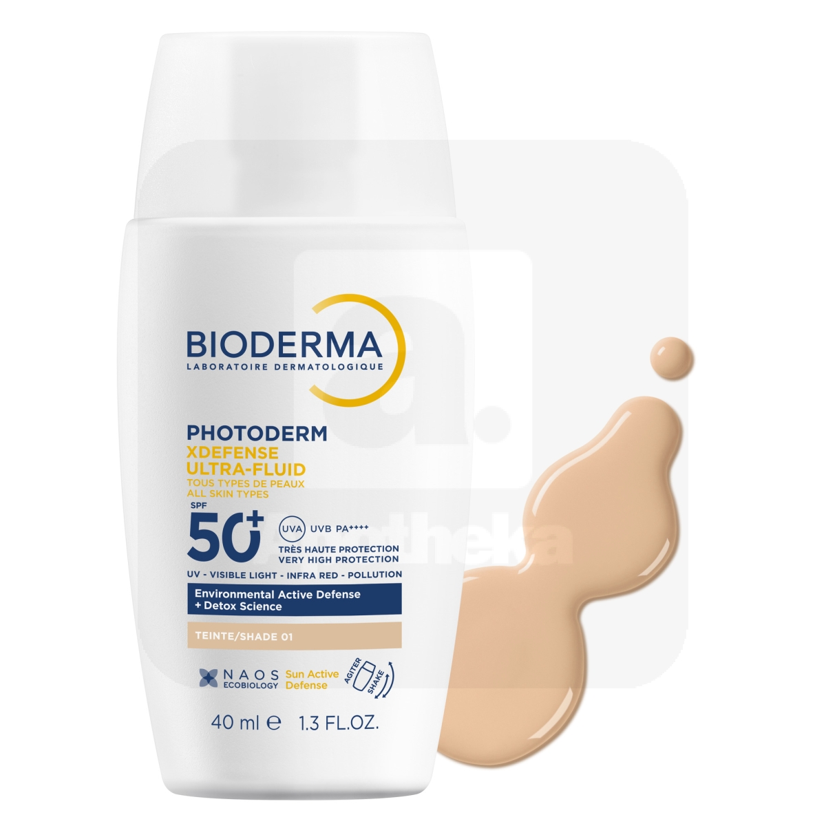 BIODERMA PHOTODERM XDEFENSE PÄIKESEKREEM SPF50+ TOONIV 40ML - Изображение товара