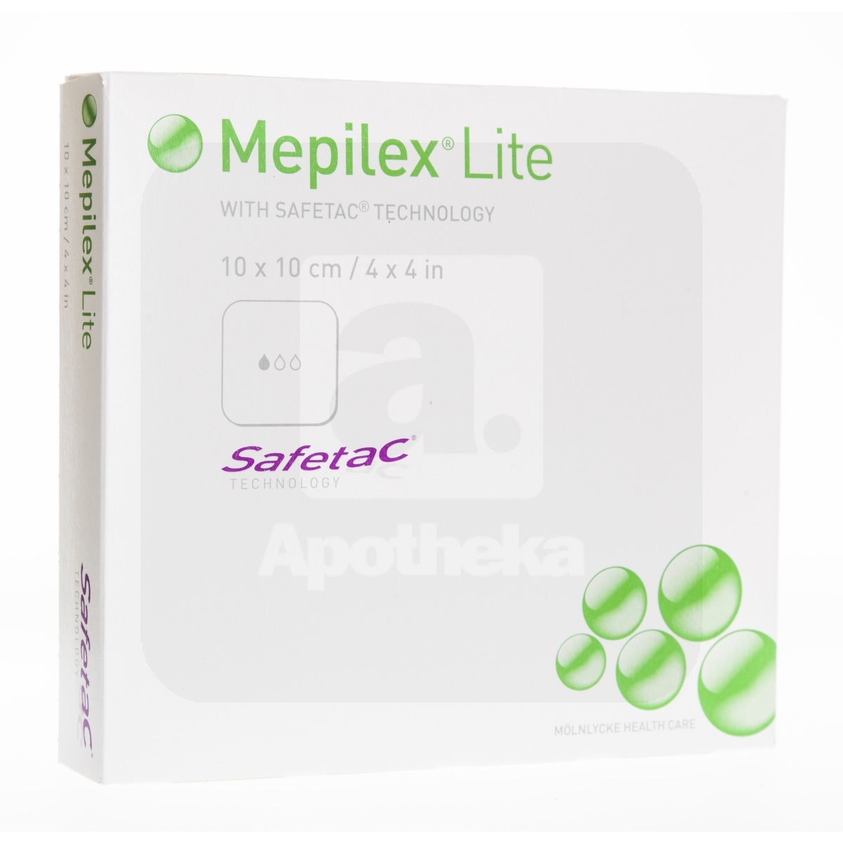 MEPILEX LITE SILIKOONHAAVAPADI STERIILNE 10X10CM N5 - Изображение товара