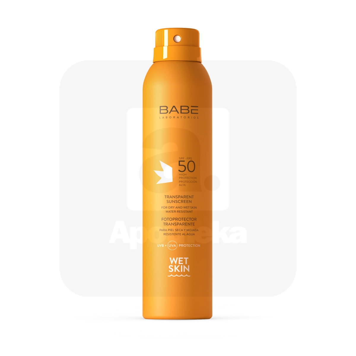 BABE PÄIKESEKAITSEAEROSOOL SPF50 VEEKINDEL 200ML - Изображение товара