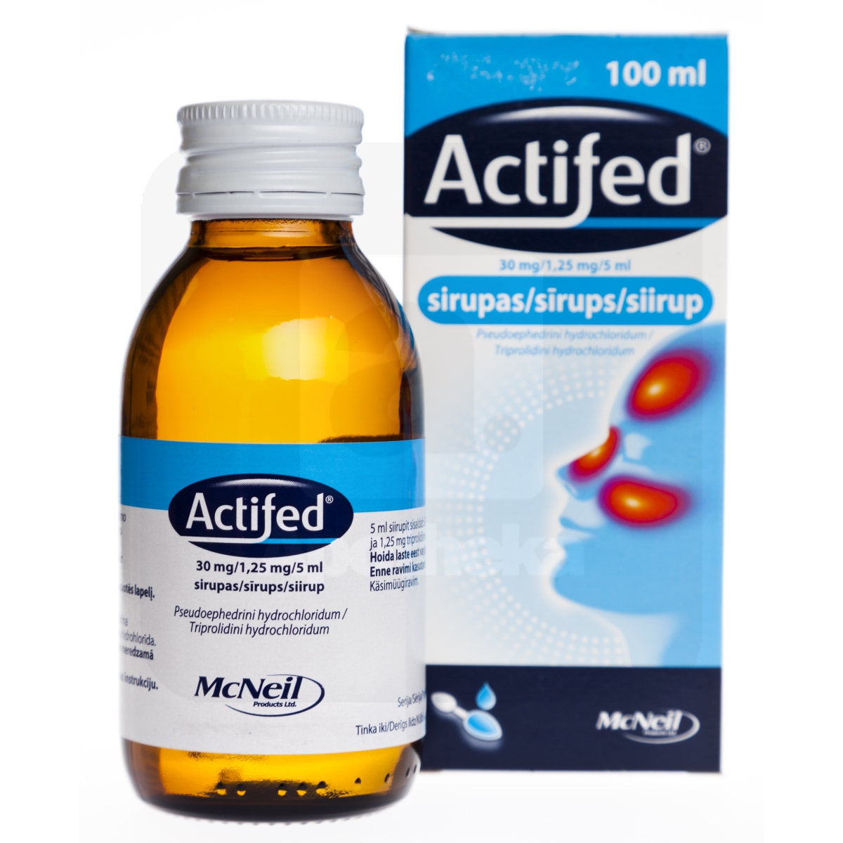 ACTIFED SIIRUP 6MG+0,25MG/ML 100ML