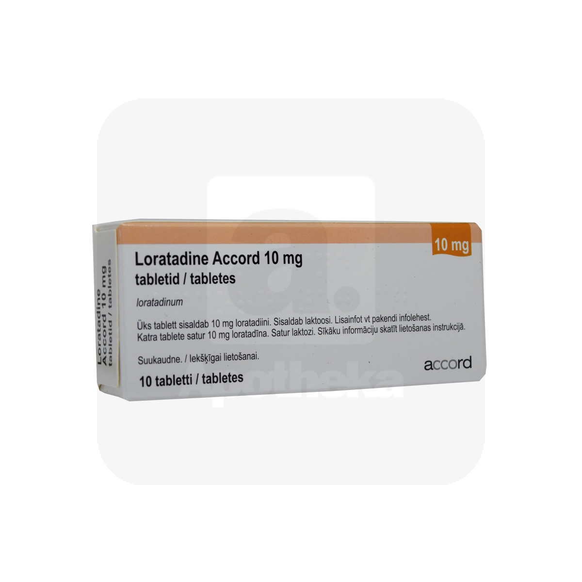 LORATADINE ACCORD TBL 10MG N10 - Изображение товара