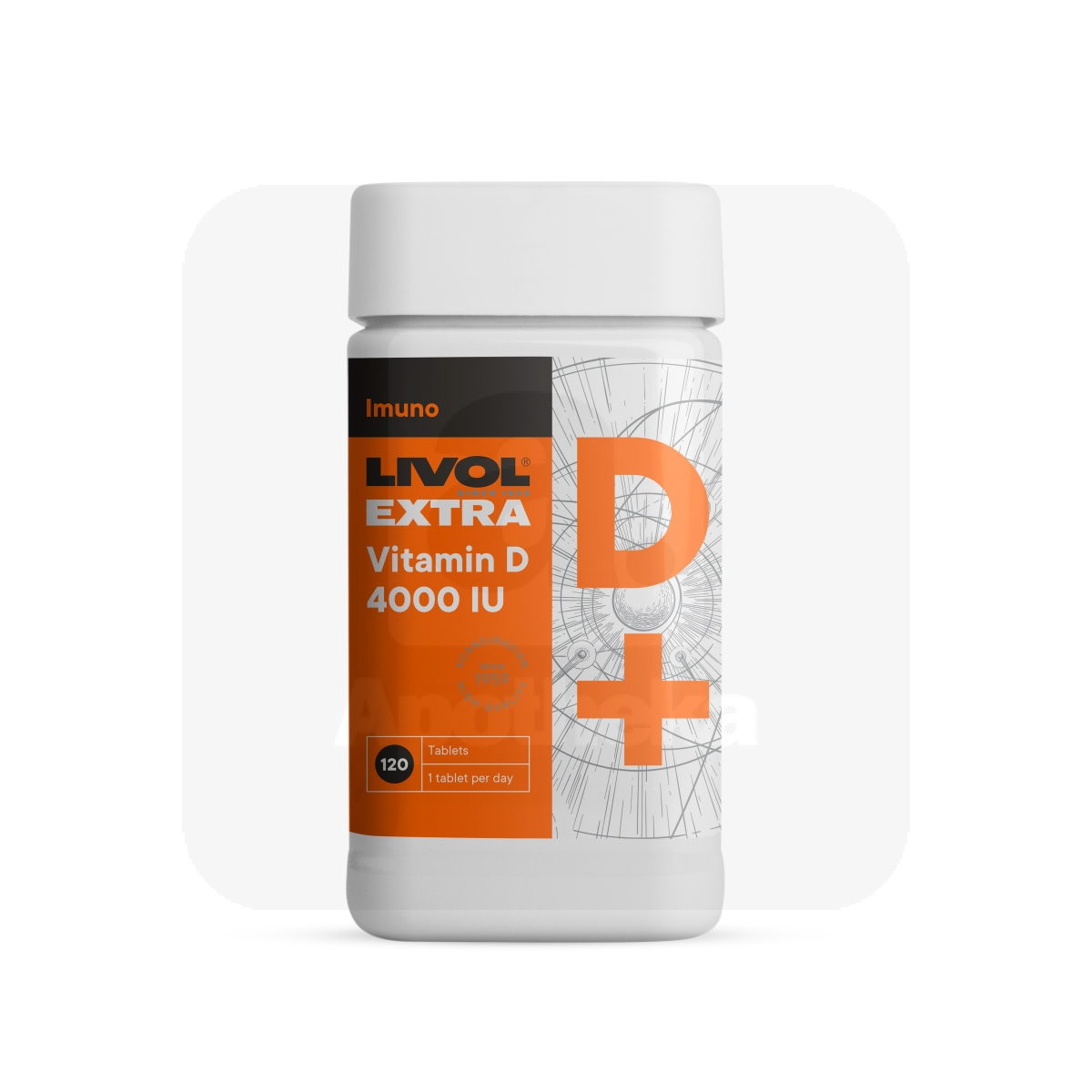LIVOL VITAMIN D STRONG 4000IU TBL N120