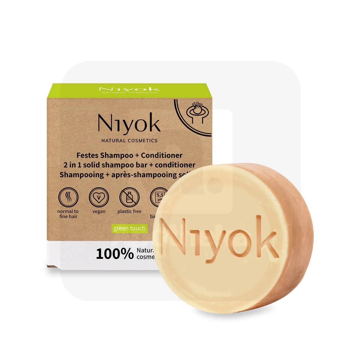 NIYOK TAHKE SHAMPOON+PALSAM GREEN TOUCH 80G - Изображение товара