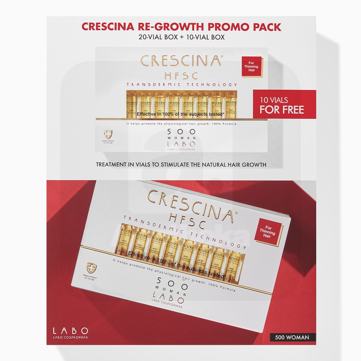 CRESCINA TRANSDERMIC 500 AMPULLID NAISTELE 3,5ML N30 - Изображение товара