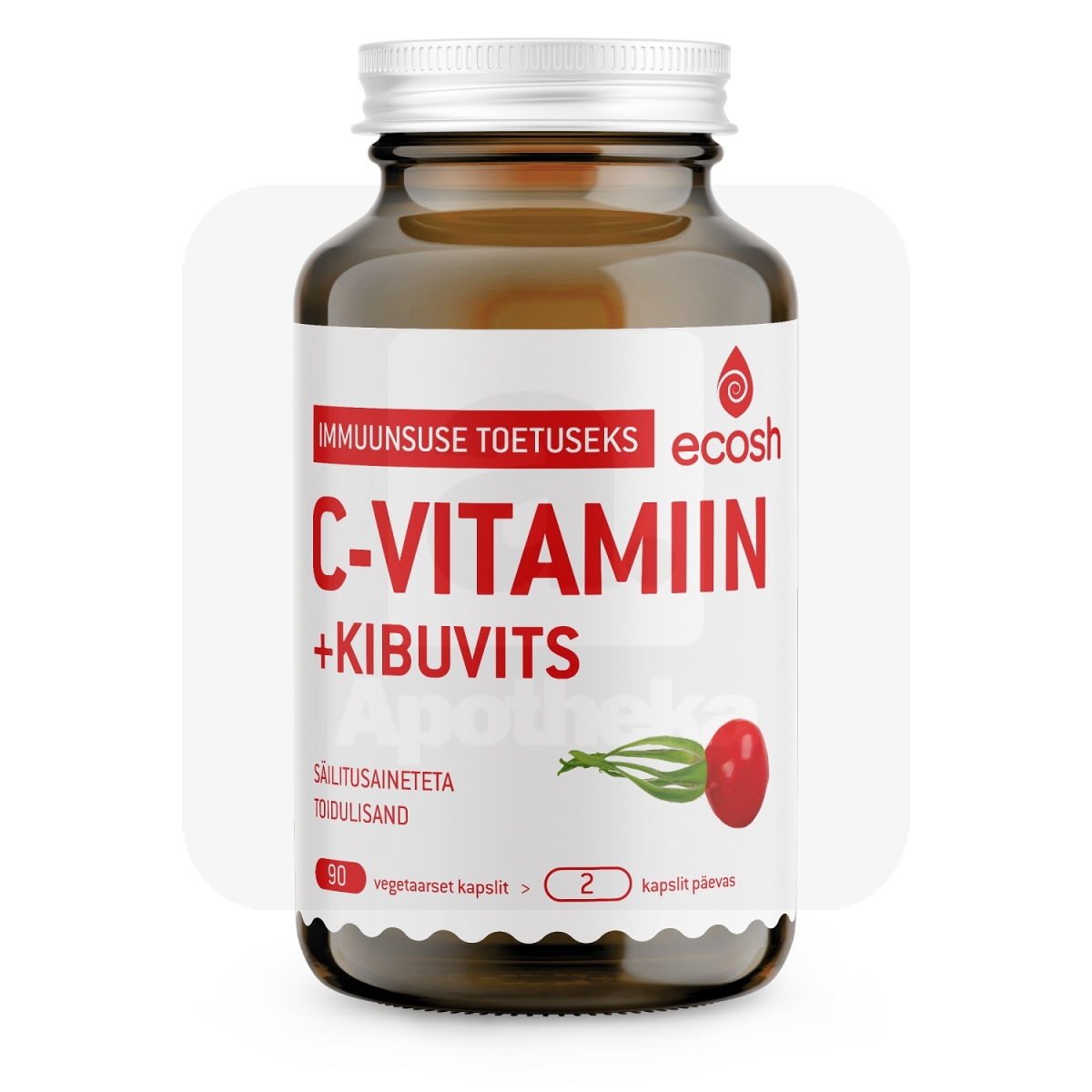 ECOSH C-VITAMIIN + KIBUVITS KAPSLID N90 - Изображение товара